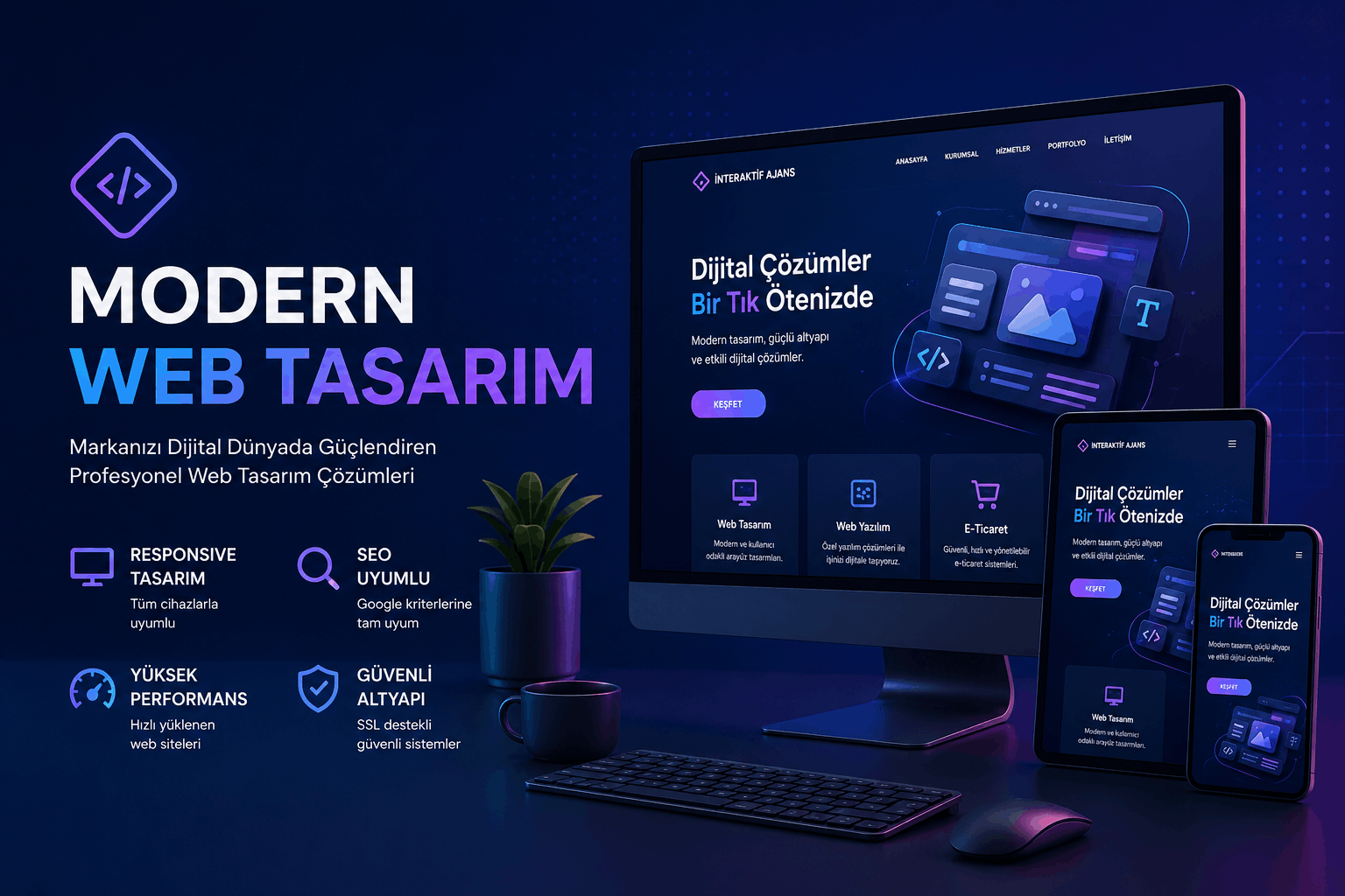 SEO Uyumlu Web Tasarım ve Web Yazılım Hizmetleri
